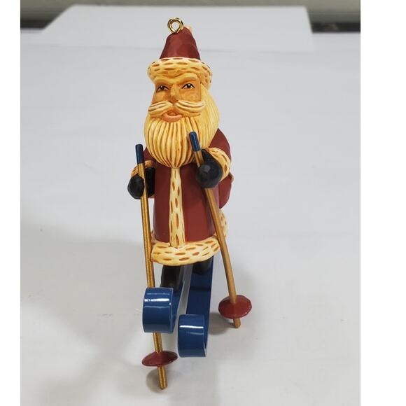 Vintage Hallmark Keepsake Ornament “Kris "Cross Country" Kringle” 2000 - Picture 3 of 8